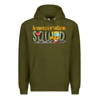 Army Green transportation squad Premium Hoodie - MaliasSmallBusiness
