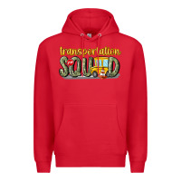Red transportation squad Premium Hoodie - MaliasSmallBusiness