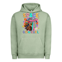 Pigment Oil Green space cowgirl Urban Hoodie - MaliasSmallBusiness