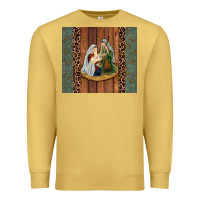 Antique Gold jesus Premium Sweatshirt - JahusDesignShop