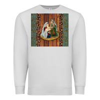 Dove Grey jesus Premium Sweatshirt - JahusDesignShop