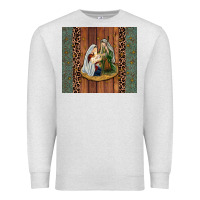 Oatmeal Heather jesus Premium Sweatshirt - JahusDesignShop