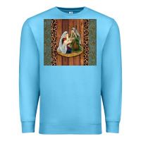 Ocean Blue jesus Premium Sweatshirt - JahusDesignShop