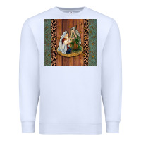 White jesus Premium Sweatshirt - JahusDesignShop