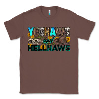 Chestnut yeehaws and hellnaws Classic Tee - Zillion Design Studio