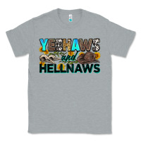 Heather Grey yeehaws and hellnaws Classic Tee - Zillion Design Studio