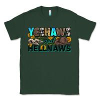 Sports Green yeehaws and hellnaws Classic Tee - Zillion Design Studio