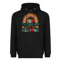 Black i love my job for all the little reasons Heavyweight Hoodie - AdoDesignShop