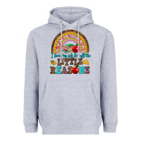 Heather Grey i love my job for all the little reasons Heavyweight Hoodie - AdoDesignShop