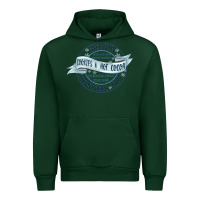 Forest Green frostys snowflake cafe Urban Hoodie - MaliasSmallBusiness