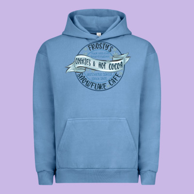 Frostys Snowflake Cafe Urban Hoodie Designed By Maliassmallbusiness