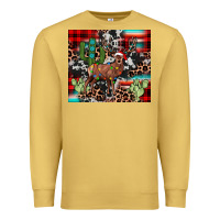 Antique Gold christmas reinder Premium Sweatshirt - JahusDesignShop