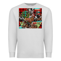 Dove Grey christmas reinder Premium Sweatshirt - JahusDesignShop