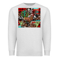 Oatmeal Heather christmas reinder Premium Sweatshirt - JahusDesignShop