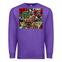 Purple christmas reinder Premium Sweatshirt - JahusDesignShop