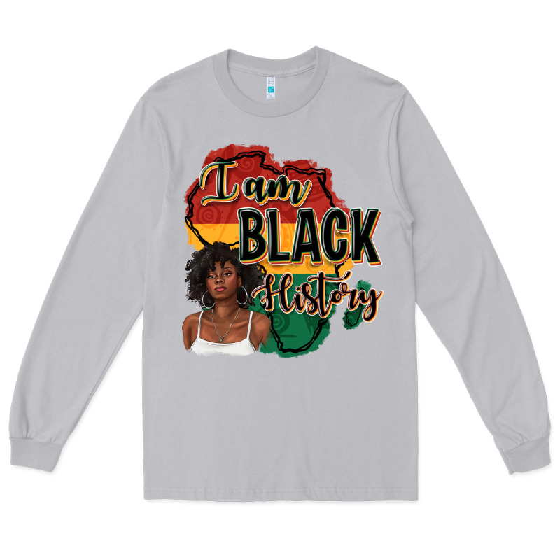 I Am Black History Long Sleeve Tee by texasbilliewilder | Teevron