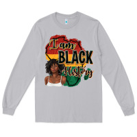 Moon Dust i am black history Long Sleeve Tee - texasbilliewilder