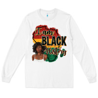 White i am black history Long Sleeve Tee - texasbilliewilder