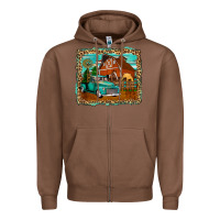 Chestnut rustic country barn Zipper Hoodie - Zillion Design Studio