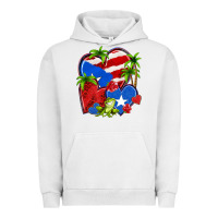 Pigment Lunar Rock puerto rico hearts Urban Hoodie - NancyCooperArtShop