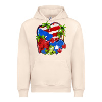 Sandshell puerto rico hearts Urban Hoodie - NancyCooperArtShop