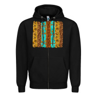 Black Western Brushstrokes Zipper Hoodie - texasbilliewilder