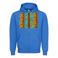 True Royal Western Brushstrokes Zipper Hoodie - texasbilliewilder