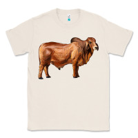 Natural brahman bull Classic Tee - RanaPortraitStore