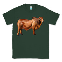 Sports Green brahman bull Classic Tee - RanaPortraitStore