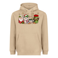 Mushroom Christmas coffee Heavyweight Hoodie - JahusDesignShop