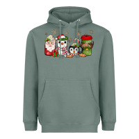 Sage Christmas coffee Heavyweight Hoodie - JahusDesignShop