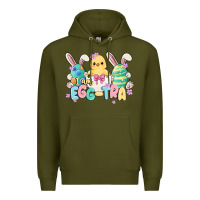 Army Green i am eggtra Premium Hoodie - MaliasSmallBusiness