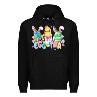 Black i am eggtra Premium Hoodie - MaliasSmallBusiness