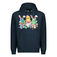 Navy i am eggtra Premium Hoodie - MaliasSmallBusiness