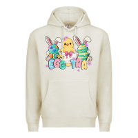 Oatmeal Heather i am eggtra Premium Hoodie - MaliasSmallBusiness