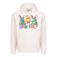 Pale Pink i am eggtra Premium Hoodie - MaliasSmallBusiness
