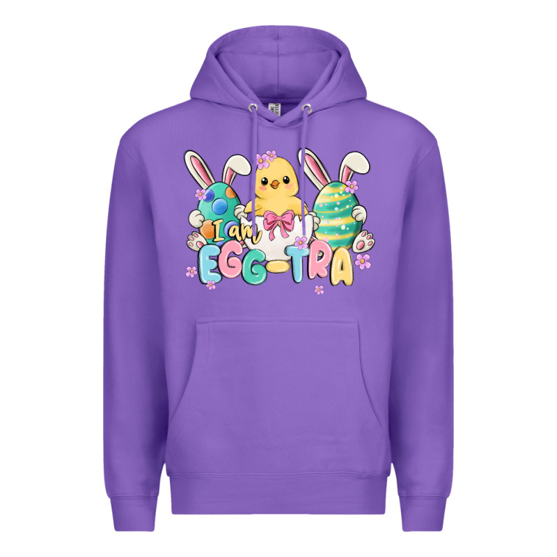 I Am Eggtra Premium Hoodie by MaliasSmallBusiness | Teevron