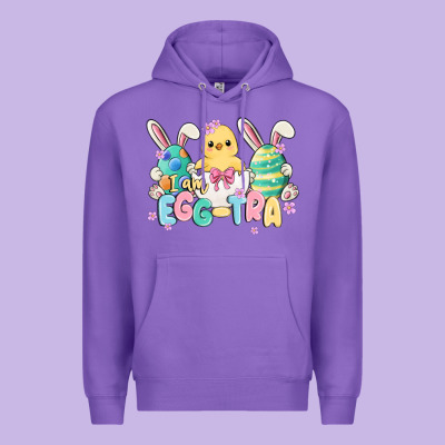 I Am Eggtra Premium Hoodie Designed By Maliassmallbusiness