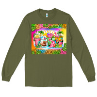 Army Green summer coffee cups Long Sleeve Tee - Zillion Design Studio