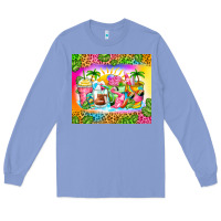 Colony Blue summer coffee cups Long Sleeve Tee - Zillion Design Studio