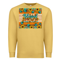 Antique Gold Blessed mama Premium Sweatshirt - Artiststas