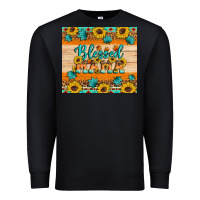 Black Blessed mama Premium Sweatshirt - Artiststas