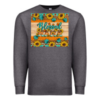 Charcoal Heather Blessed mama Premium Sweatshirt - Artiststas