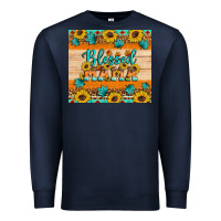 Navy Blessed mama Premium Sweatshirt - Artiststas