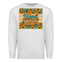Oatmeal Heather Blessed mama Premium Sweatshirt - Artiststas