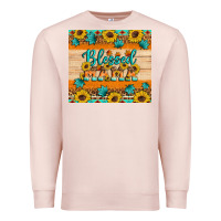 Pale Pink Blessed mama Premium Sweatshirt - Artiststas
