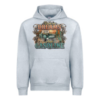 Heather Grey runs on dreams and gasoline truck western Urban Hoodie - NancyCooperArtShop