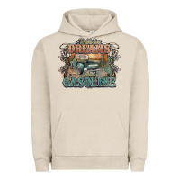 Pigment French Oak runs on dreams and gasoline truck western Urban Hoodie - NancyCooperArtShop