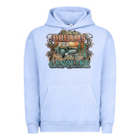 Pigment Grape Ice runs on dreams and gasoline truck western Urban Hoodie - NancyCooperArtShop