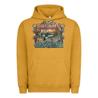 Pigment Peanut Butter runs on dreams and gasoline truck western Urban Hoodie - NancyCooperArtShop